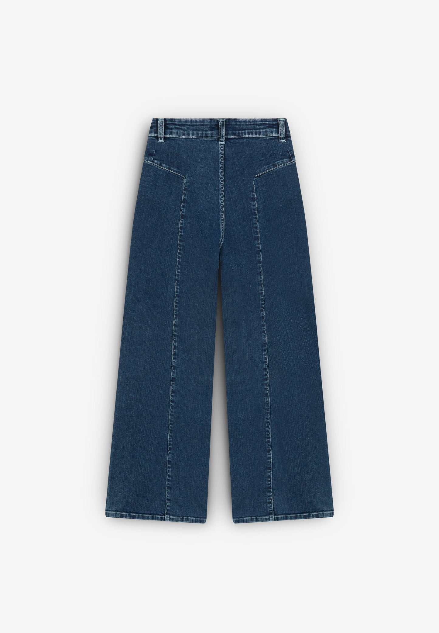 JUPE-CULOTTE EN JEAN COUTURES