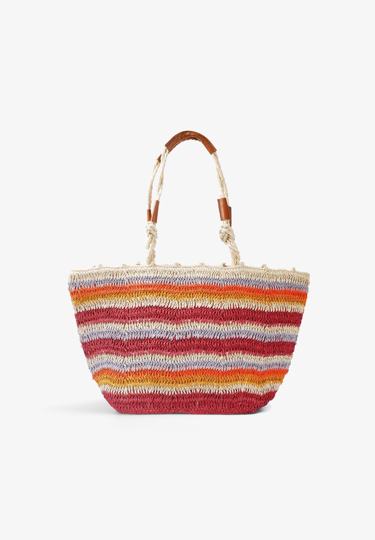 SAC SHOPPER RAPHIA MULTICOLORE