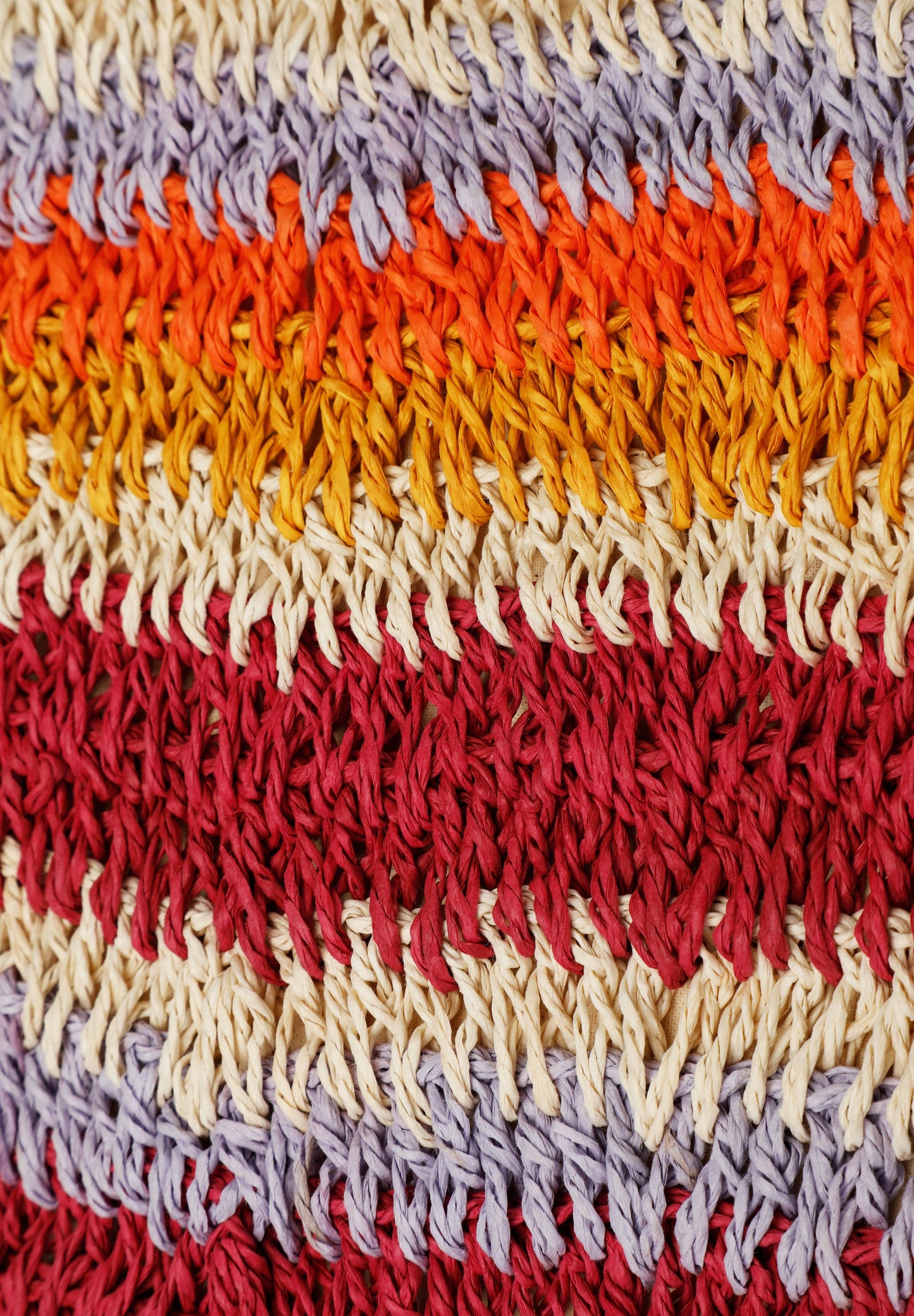 SAC SHOPPER RAPHIA MULTICOLORE