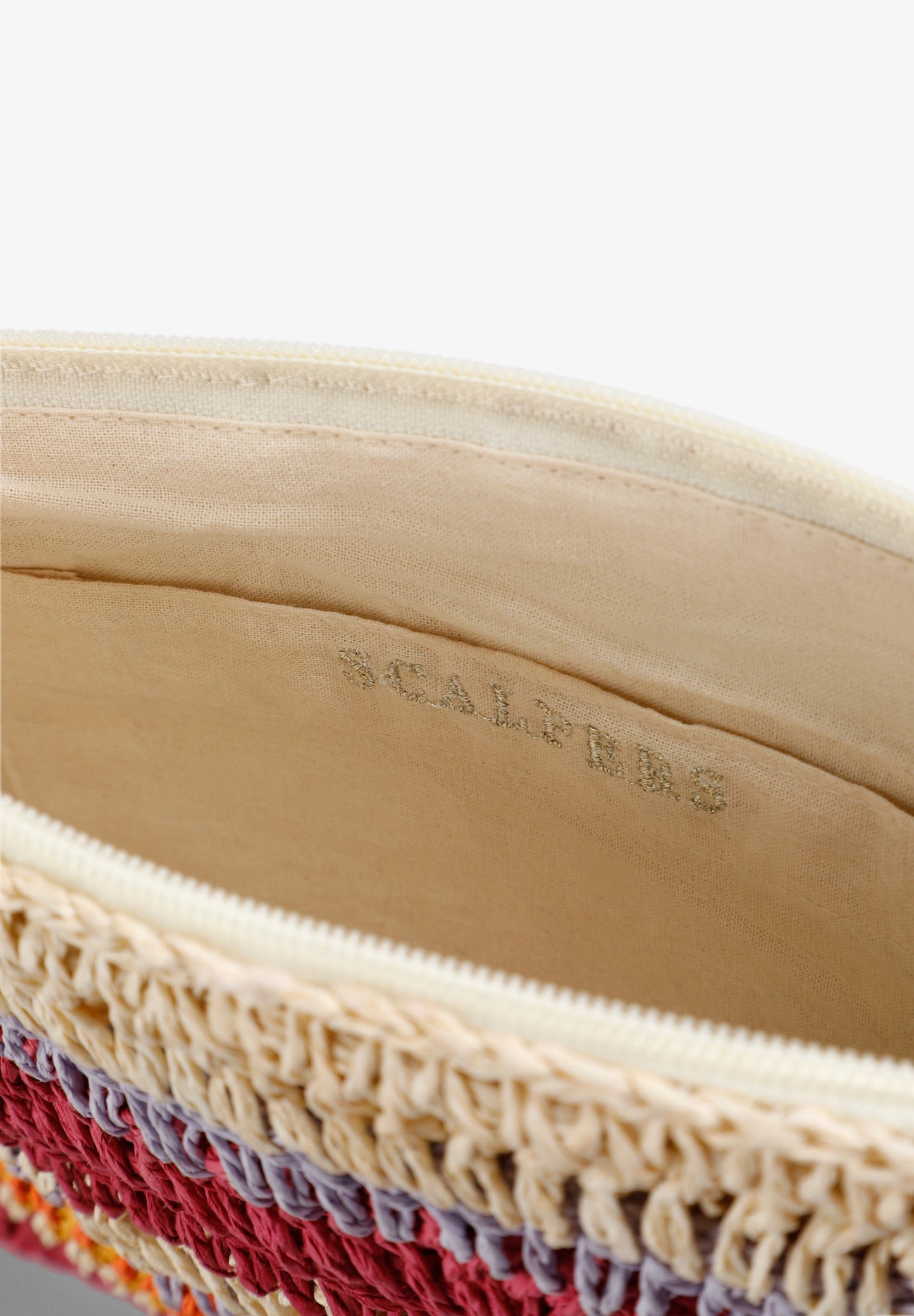 SAC SEAU RAPHIA MULTICOLORE