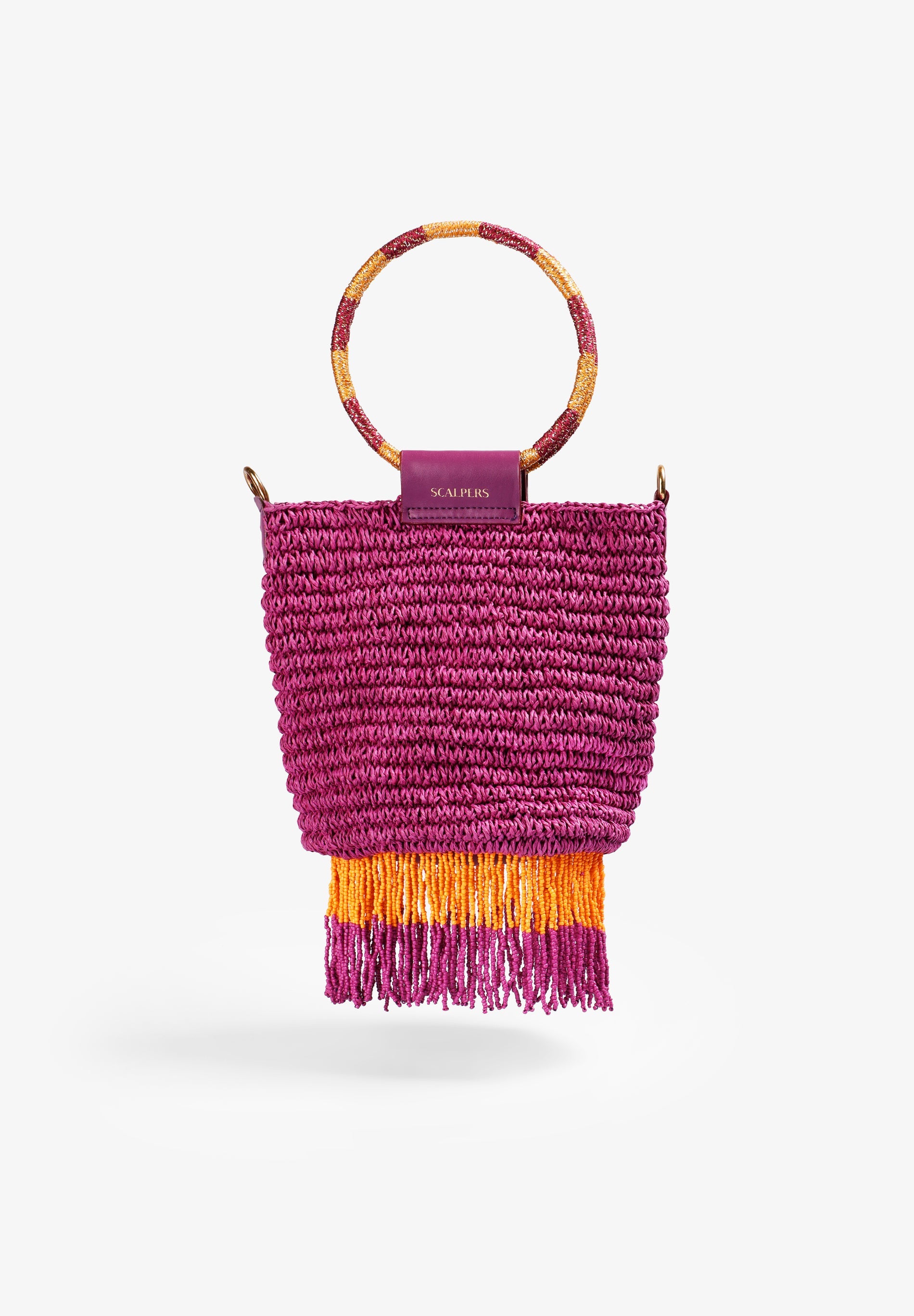 SAC À FRANGES EN PERLES SCPAR