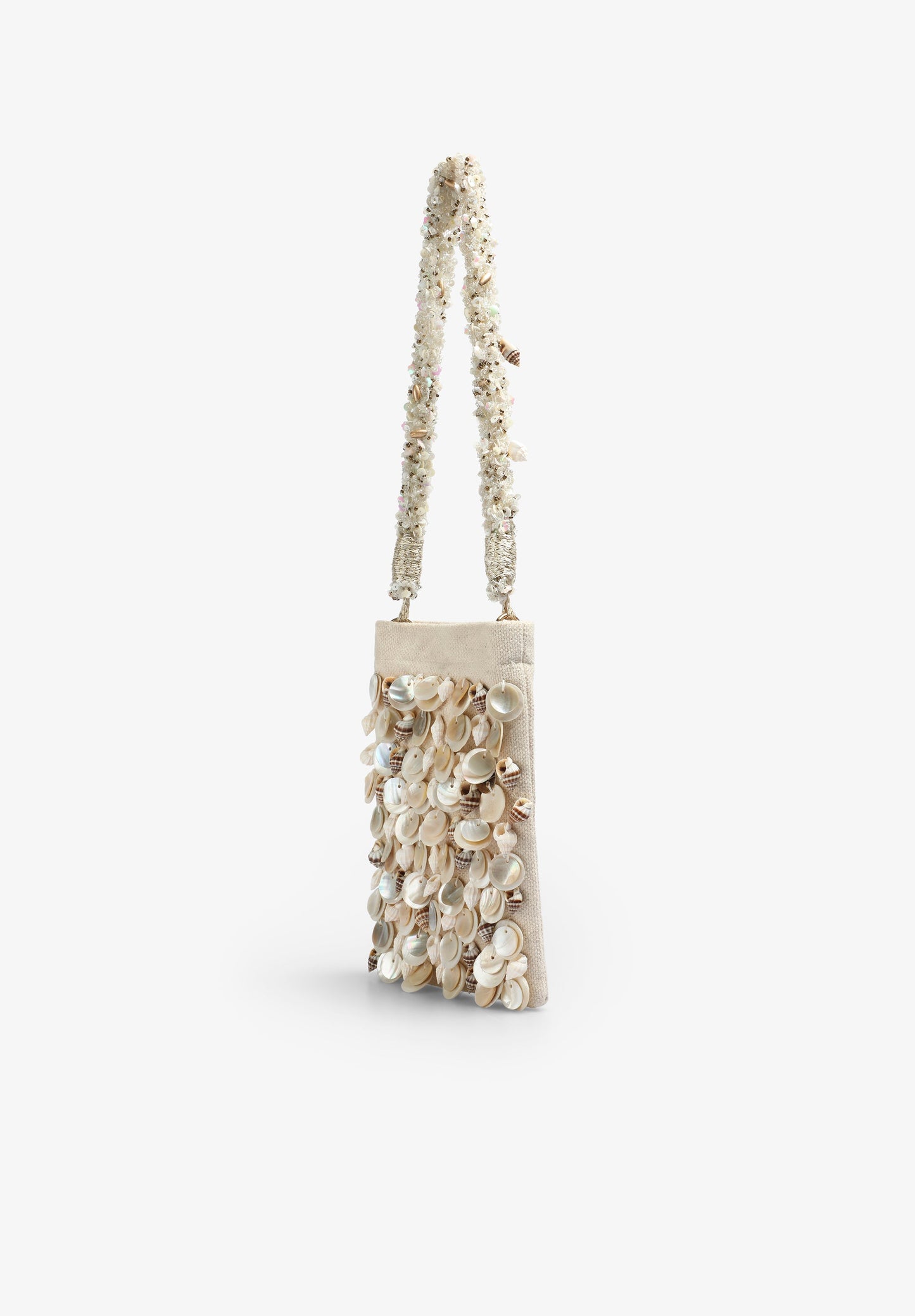 BAG WITH SHELL DETAILS