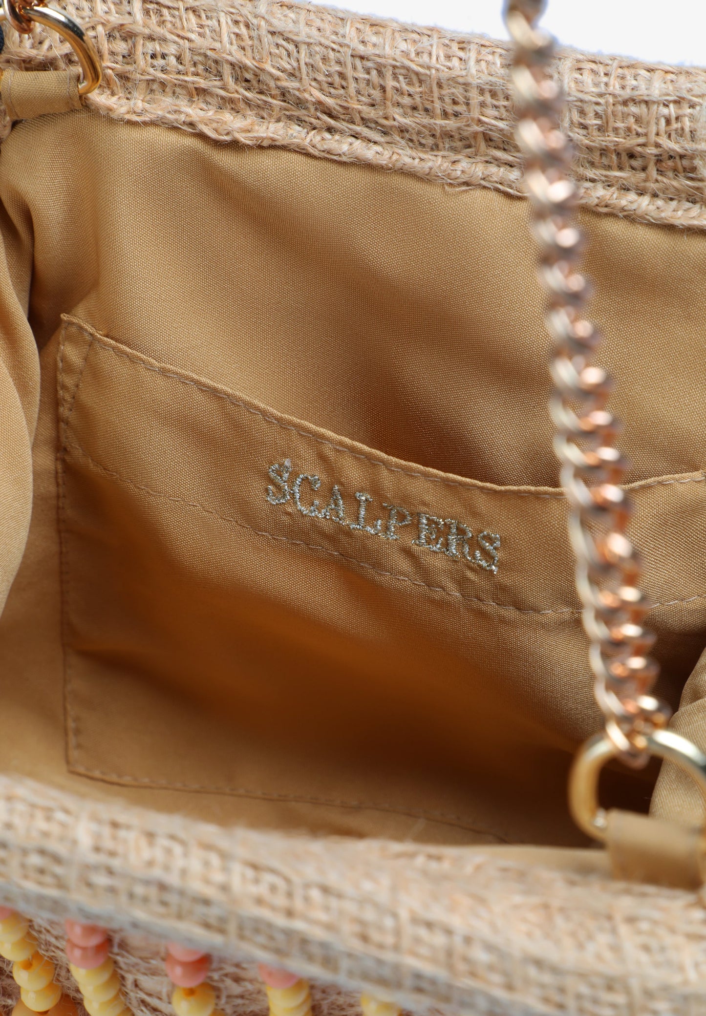 BEADED CROCHET BAG