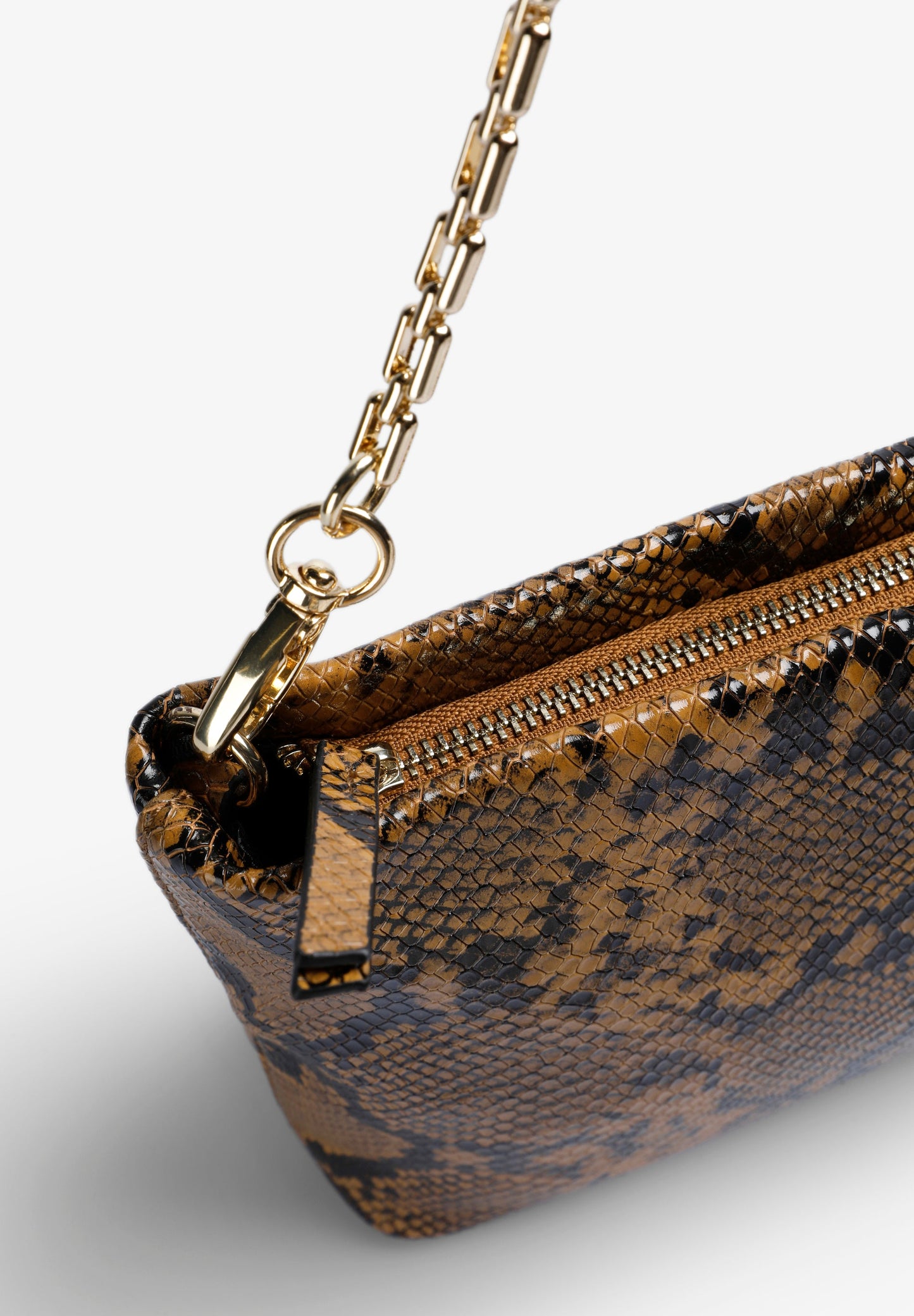 SAC CLUTCH CUIR IMPRIMÉ ANIMAL