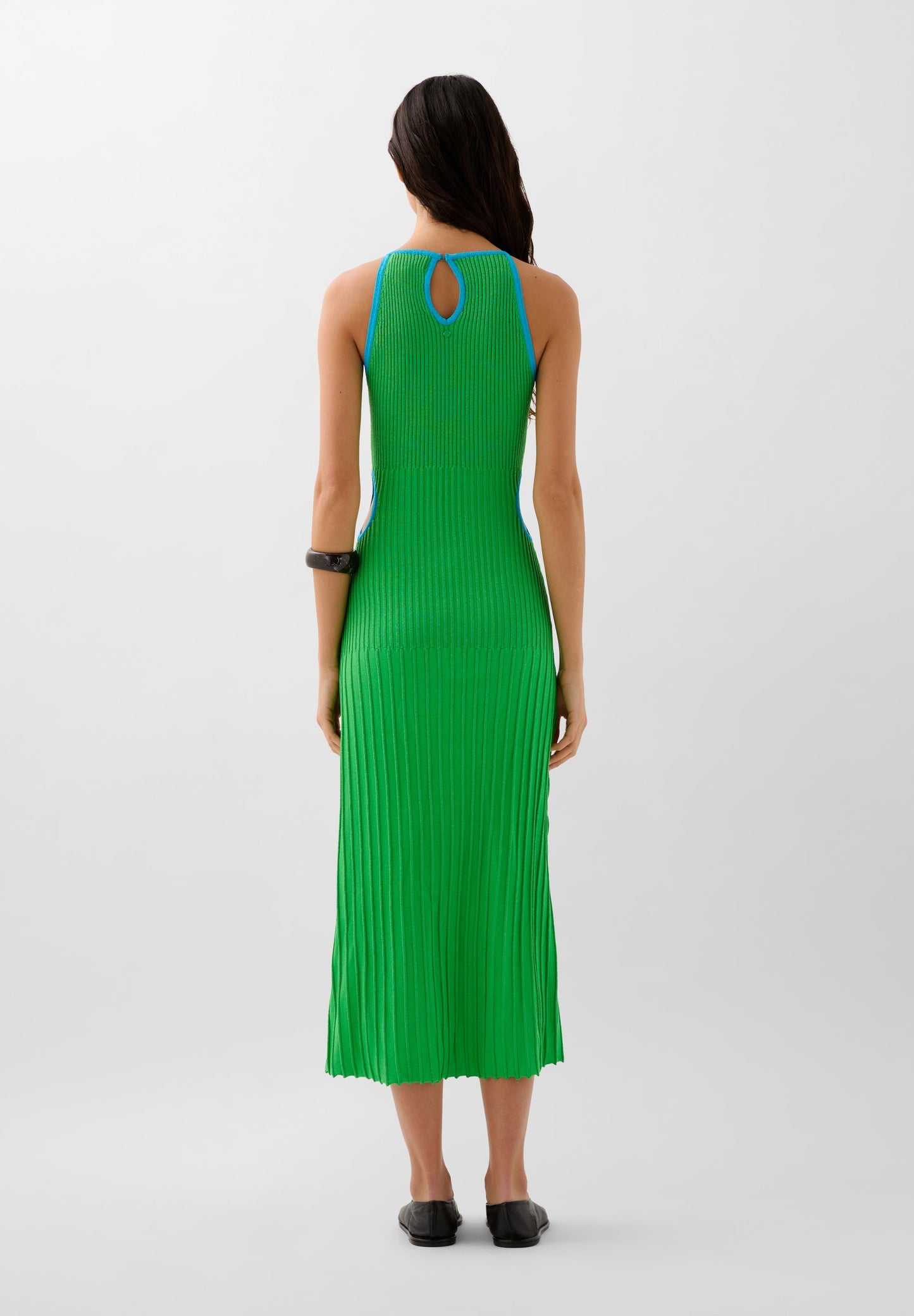 ROBE MAILLE LUREX FENTES