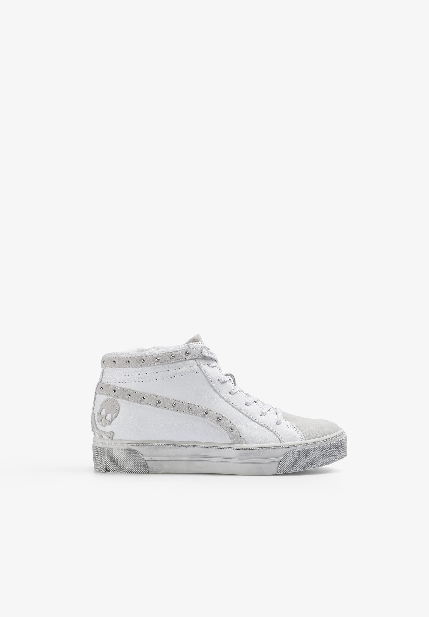 HIGH TOP STUDDED SNEAKERS
