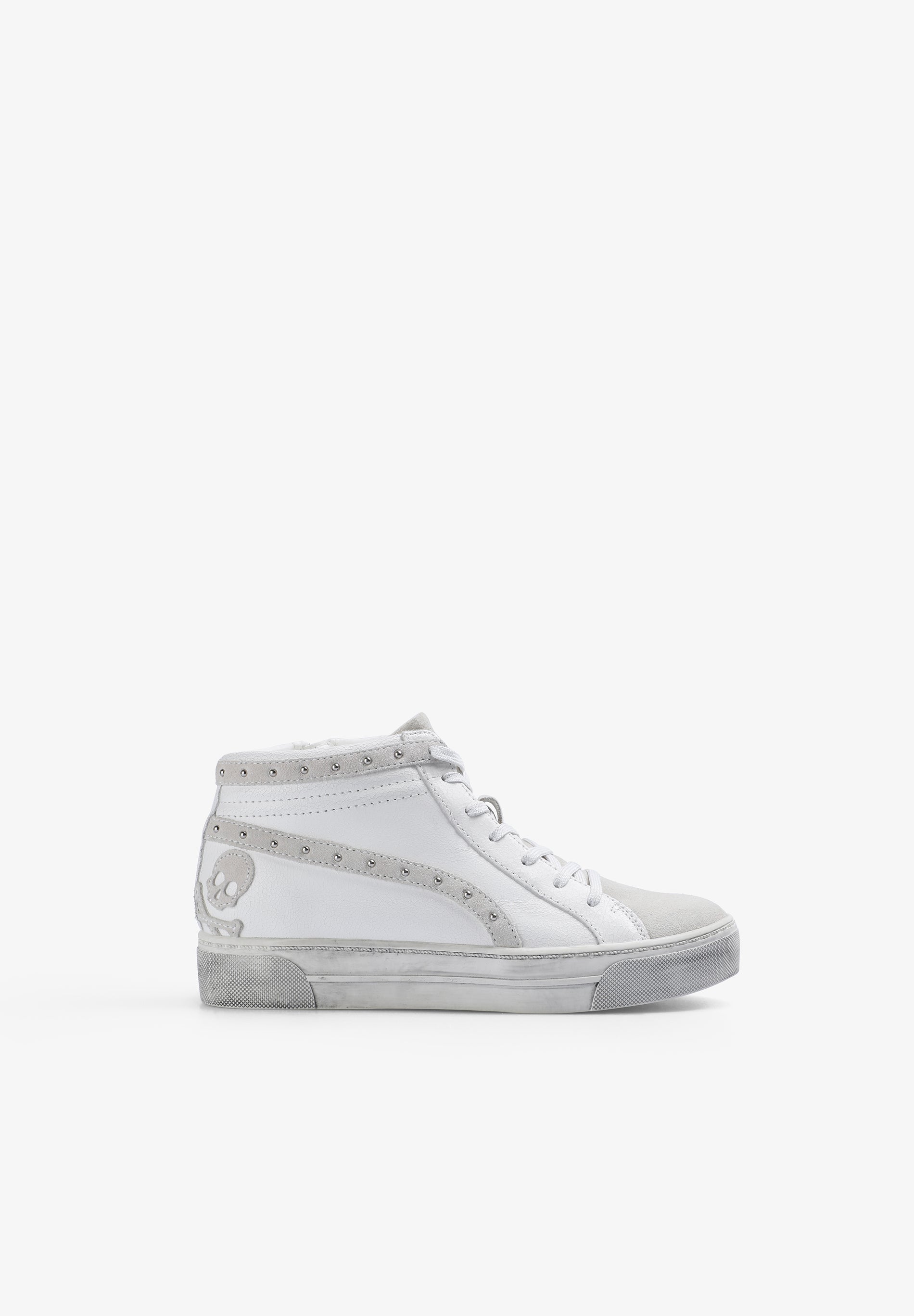 HIGH TOP STUDDED SNEAKERS