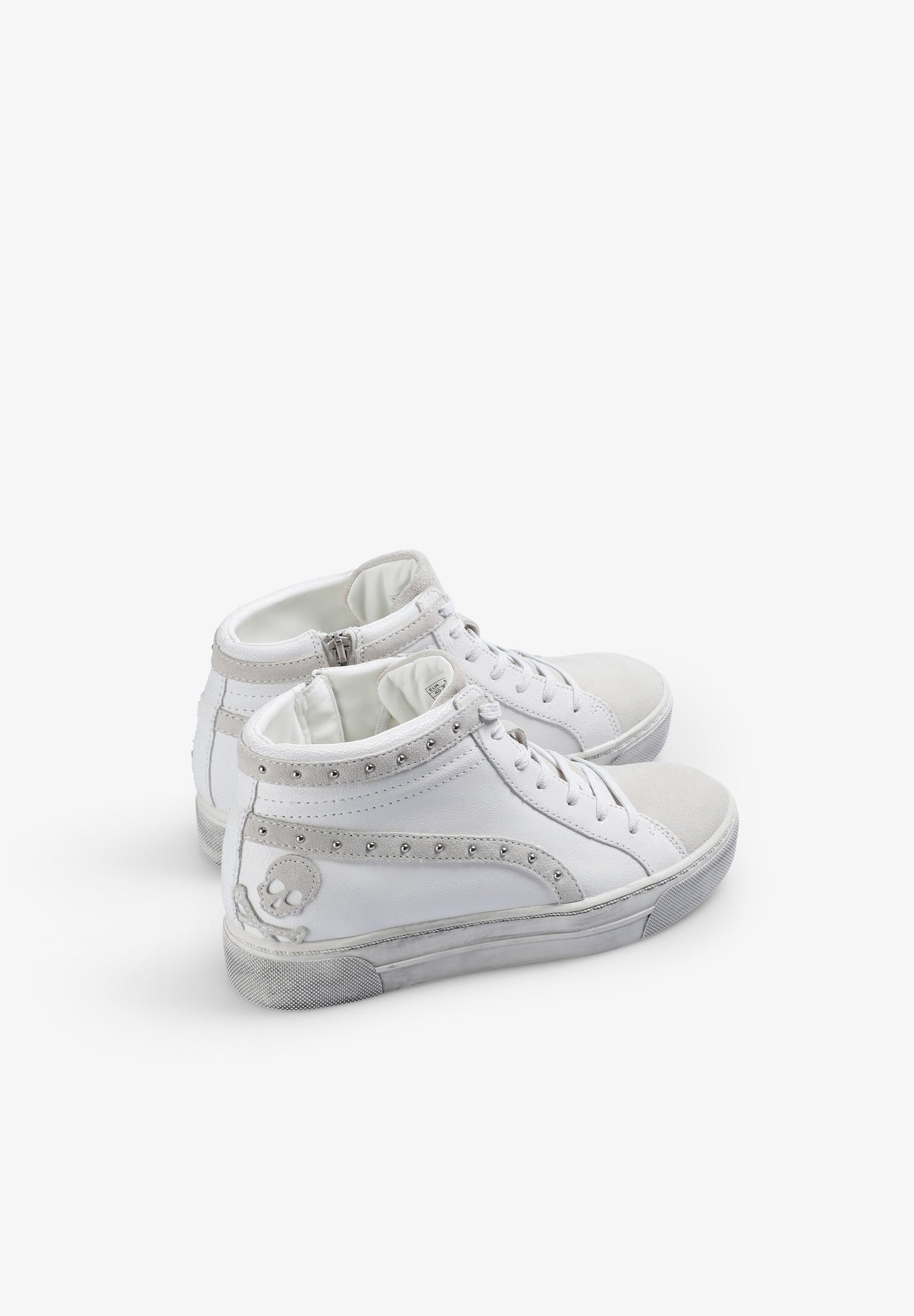 HIGH TOP STUDDED SNEAKERS