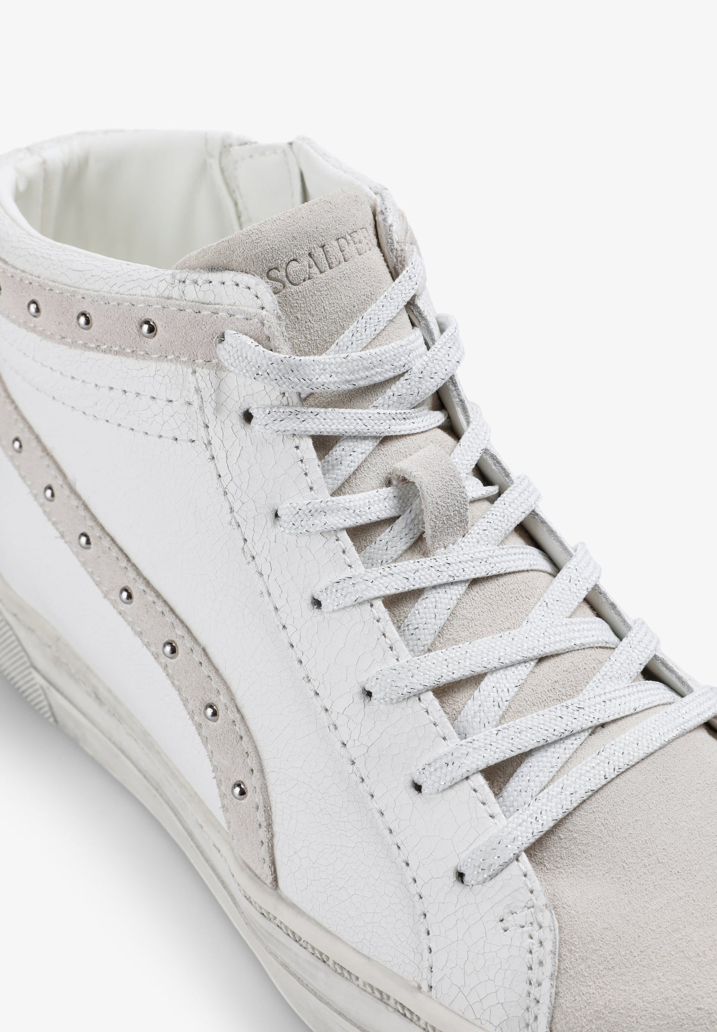 HIGH TOP STUDDED SNEAKERS
