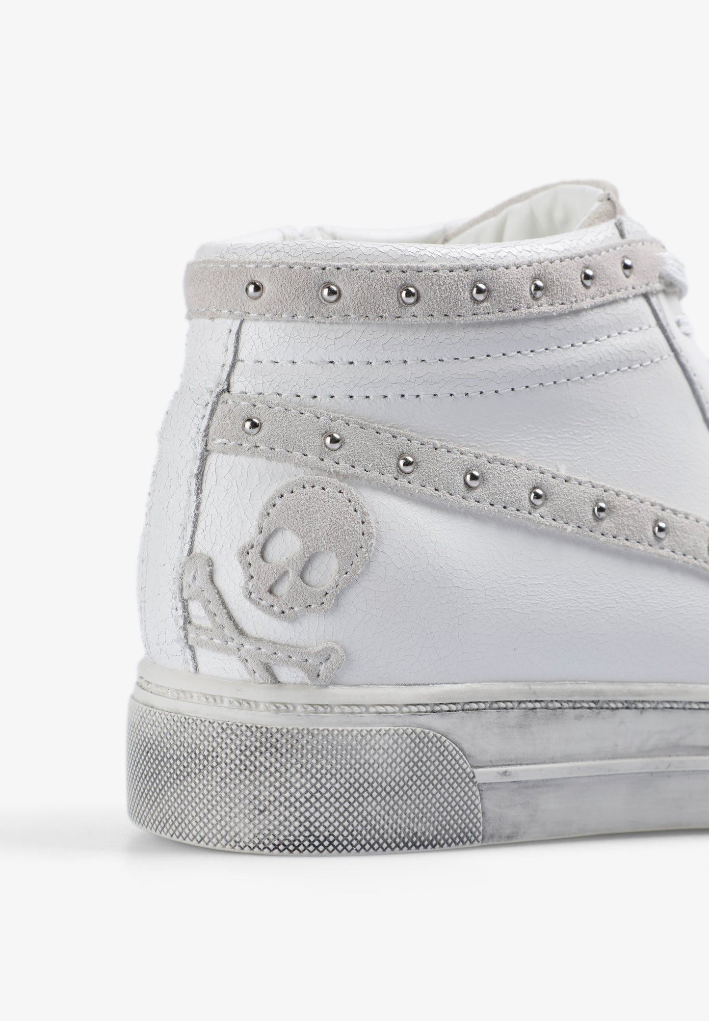 HIGH TOP STUDDED SNEAKERS