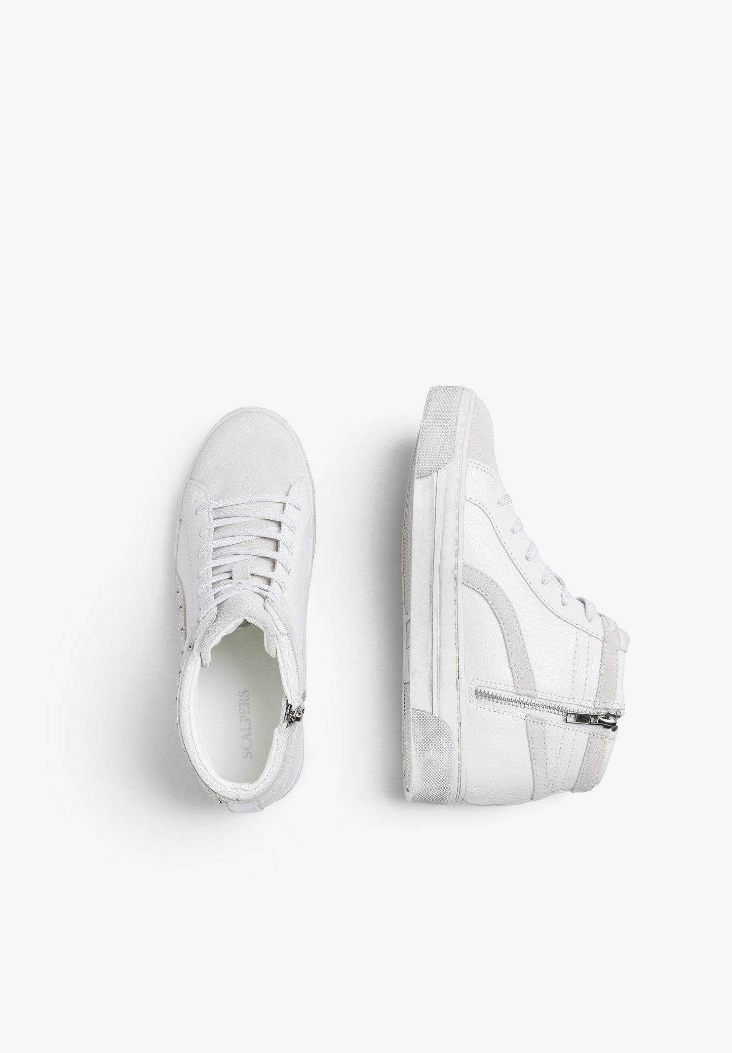 HIGH TOP STUDDED SNEAKERS