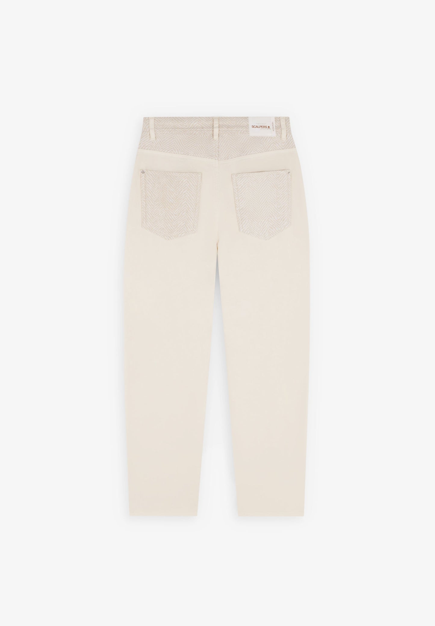 JEANS WITH CONTRAST DETAILS