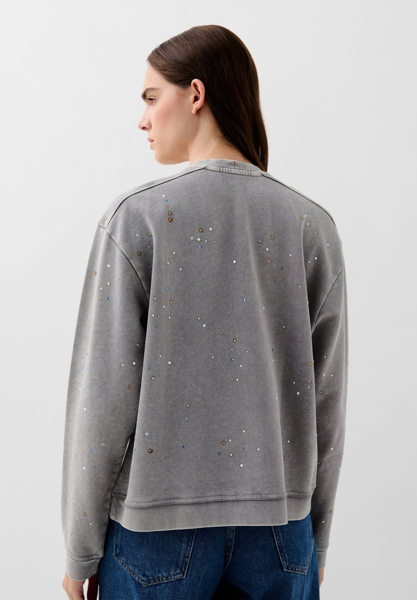 SCMULTISTUDS AOP SWEATER