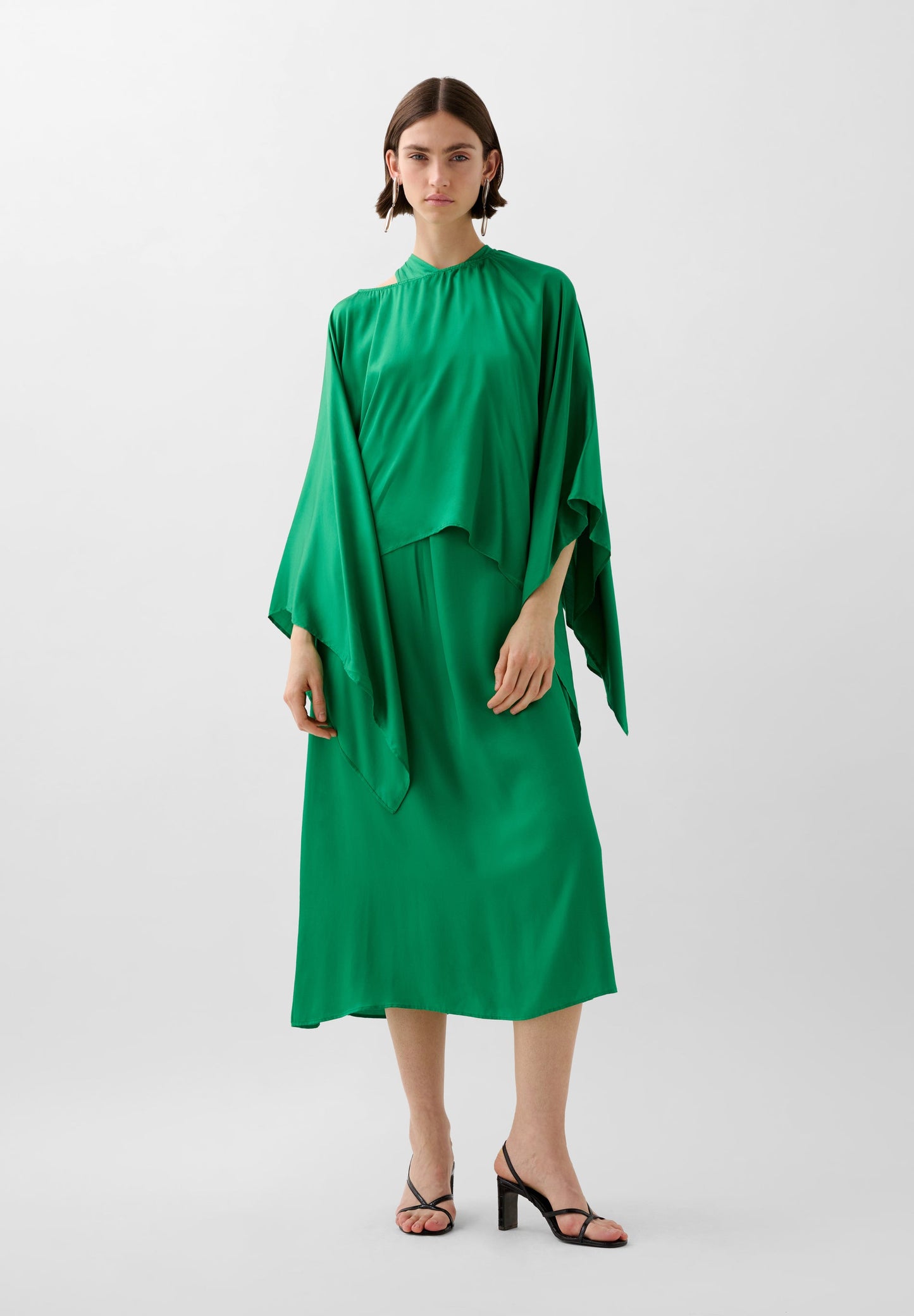 HALTERNECK MIDI DRESS