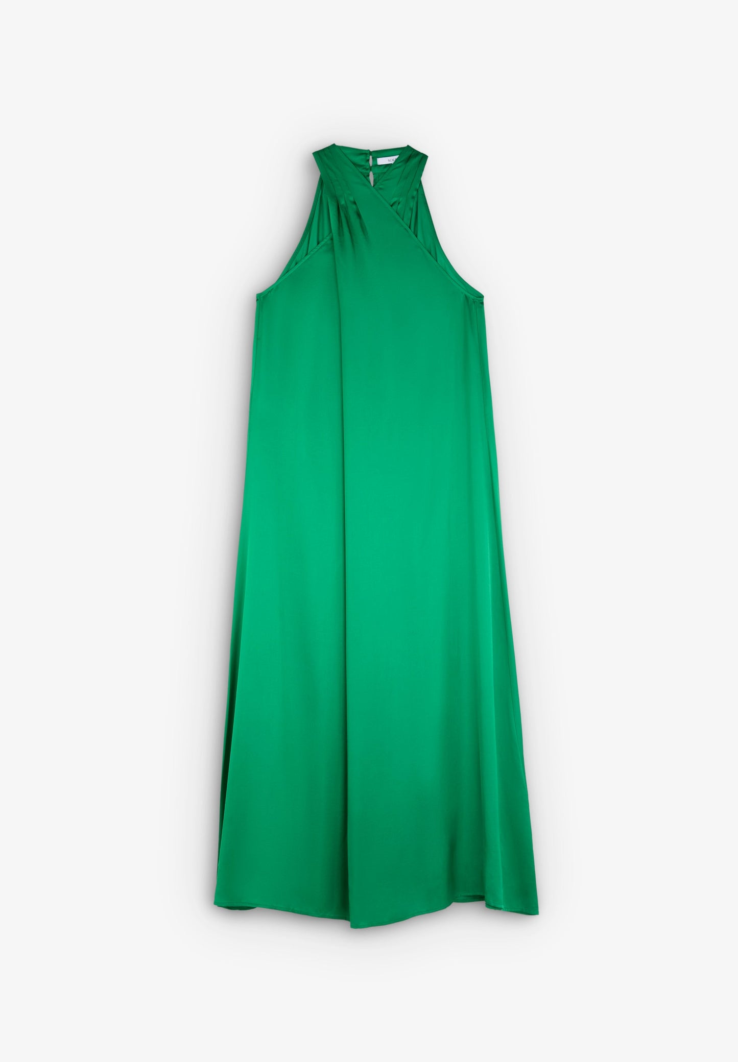 HALTERNECK MIDI DRESS
