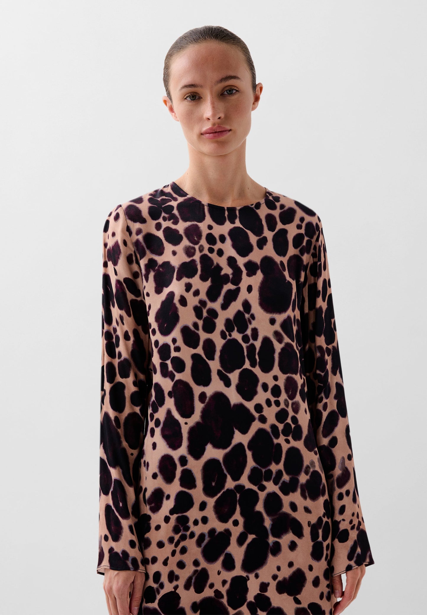 ANIMAL PRINT MINI DRESS