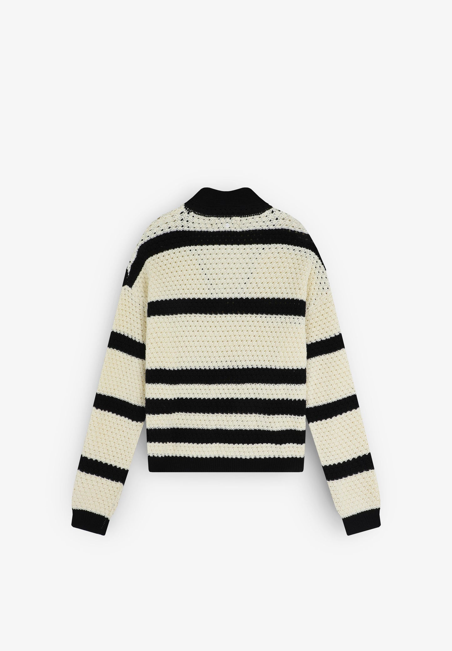STRIPED CROCHET SWEATER