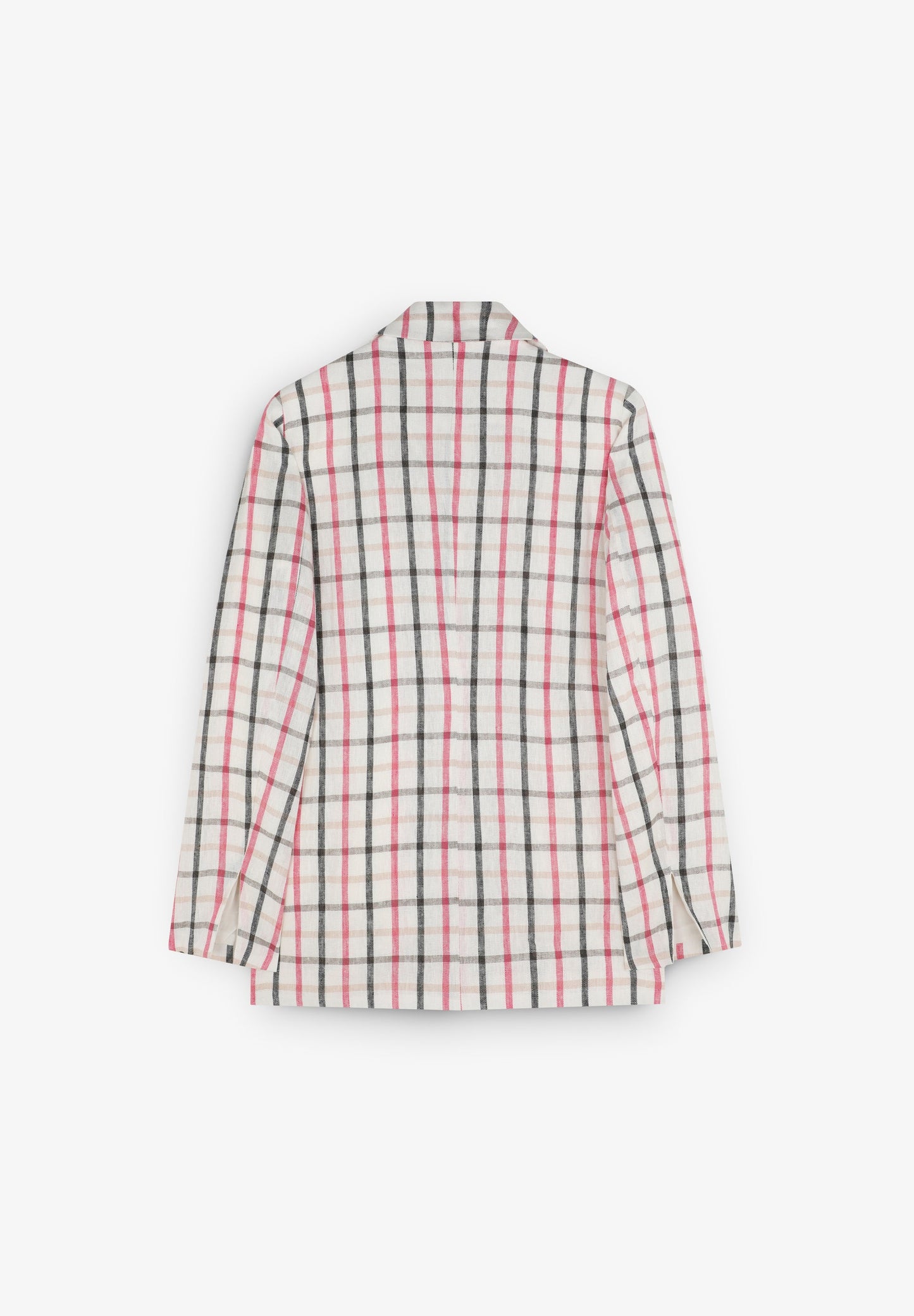 VESTE LIN IMPRIMÉ VICHY