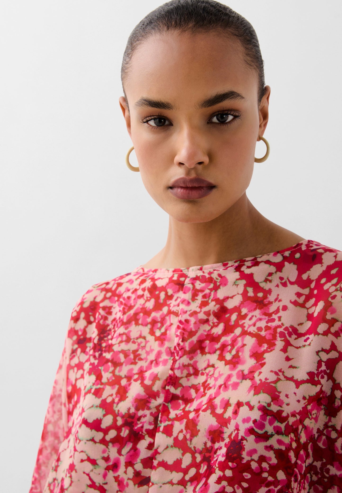 PRINT SHIRT WITH BOWS