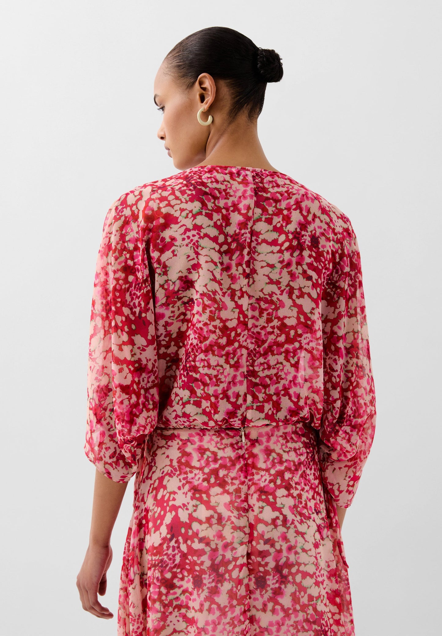 PRINT SHIRT WITH BOWS