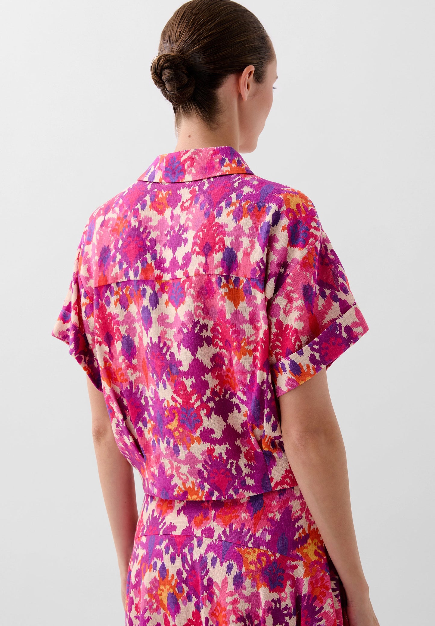 PRINTED FLOWING SHIRT