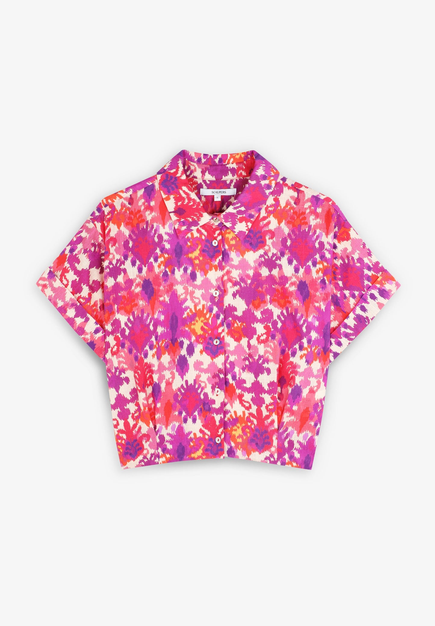 PRINTED FLOWING SHIRT