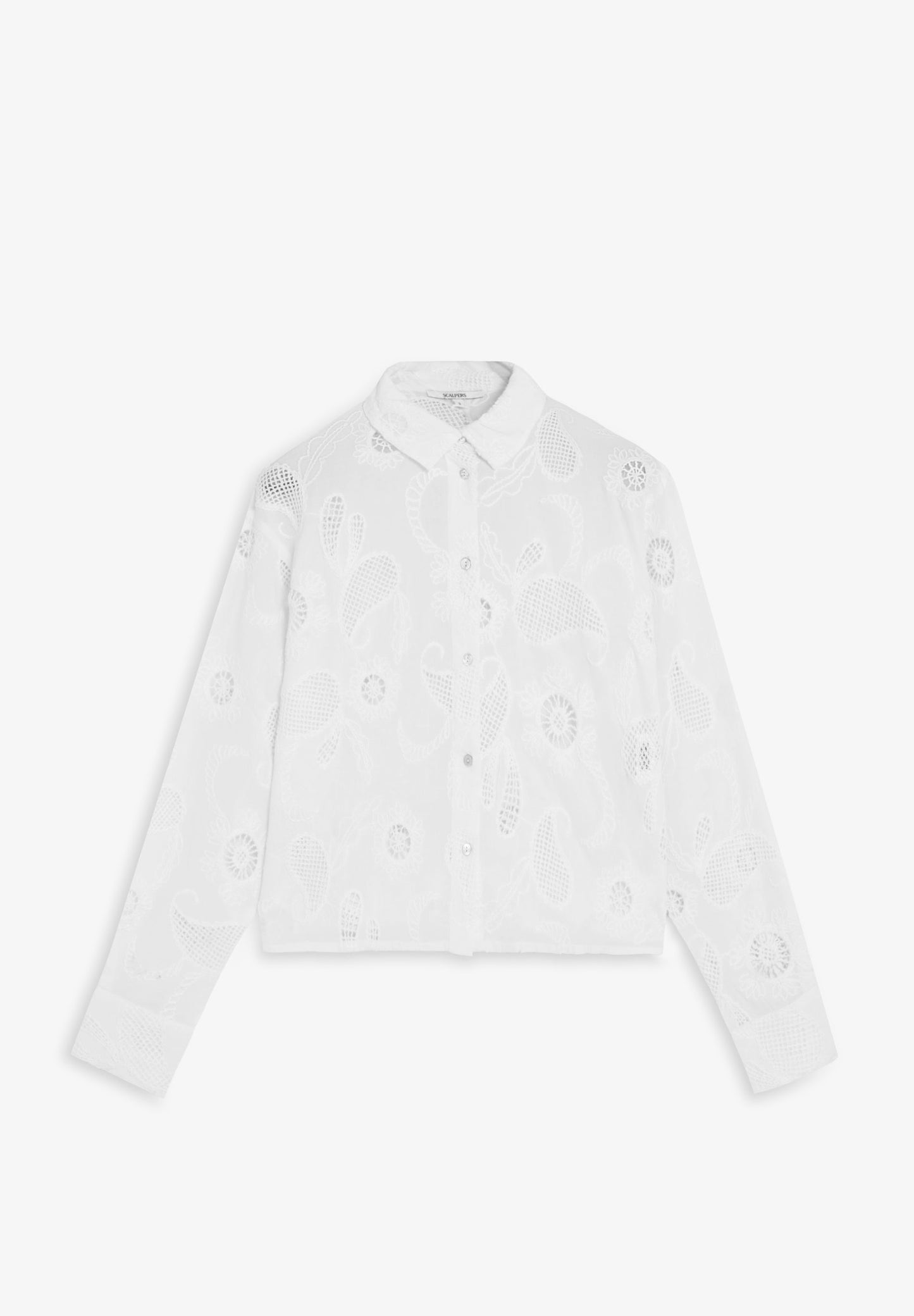 CAMICIA RICAMI TRAFORATA