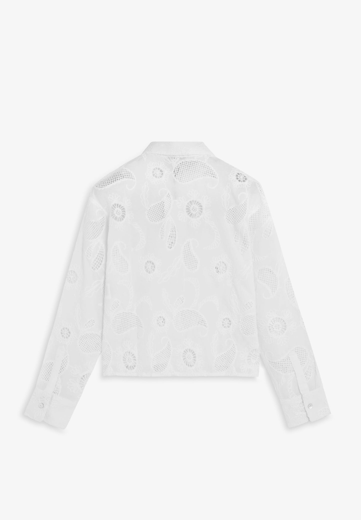CAMICIA RICAMI TRAFORATA
