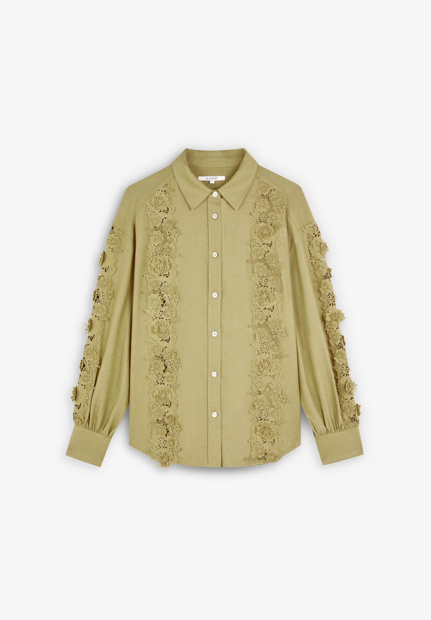 LACE DETAIL SHIRT