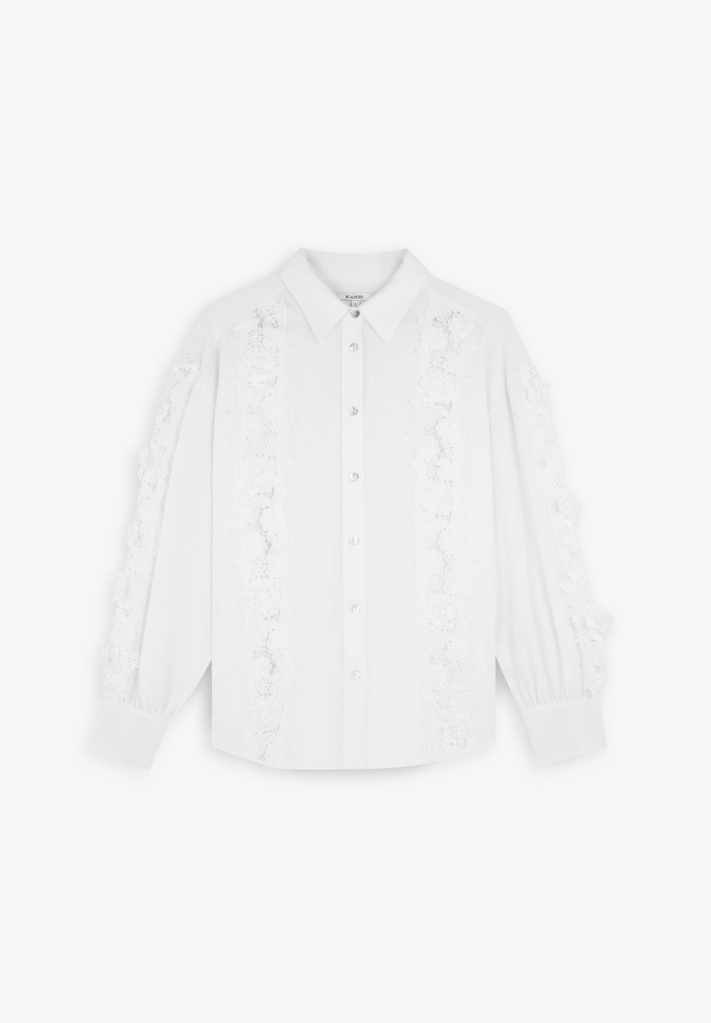LACE DETAIL SHIRT