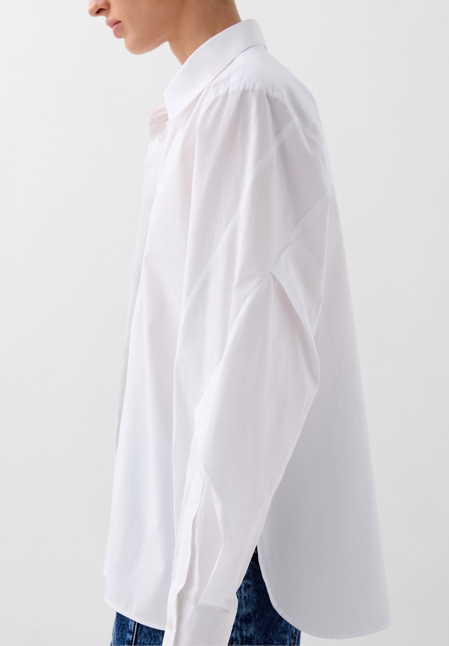 SHIRT WITH PLEATED DETAILS