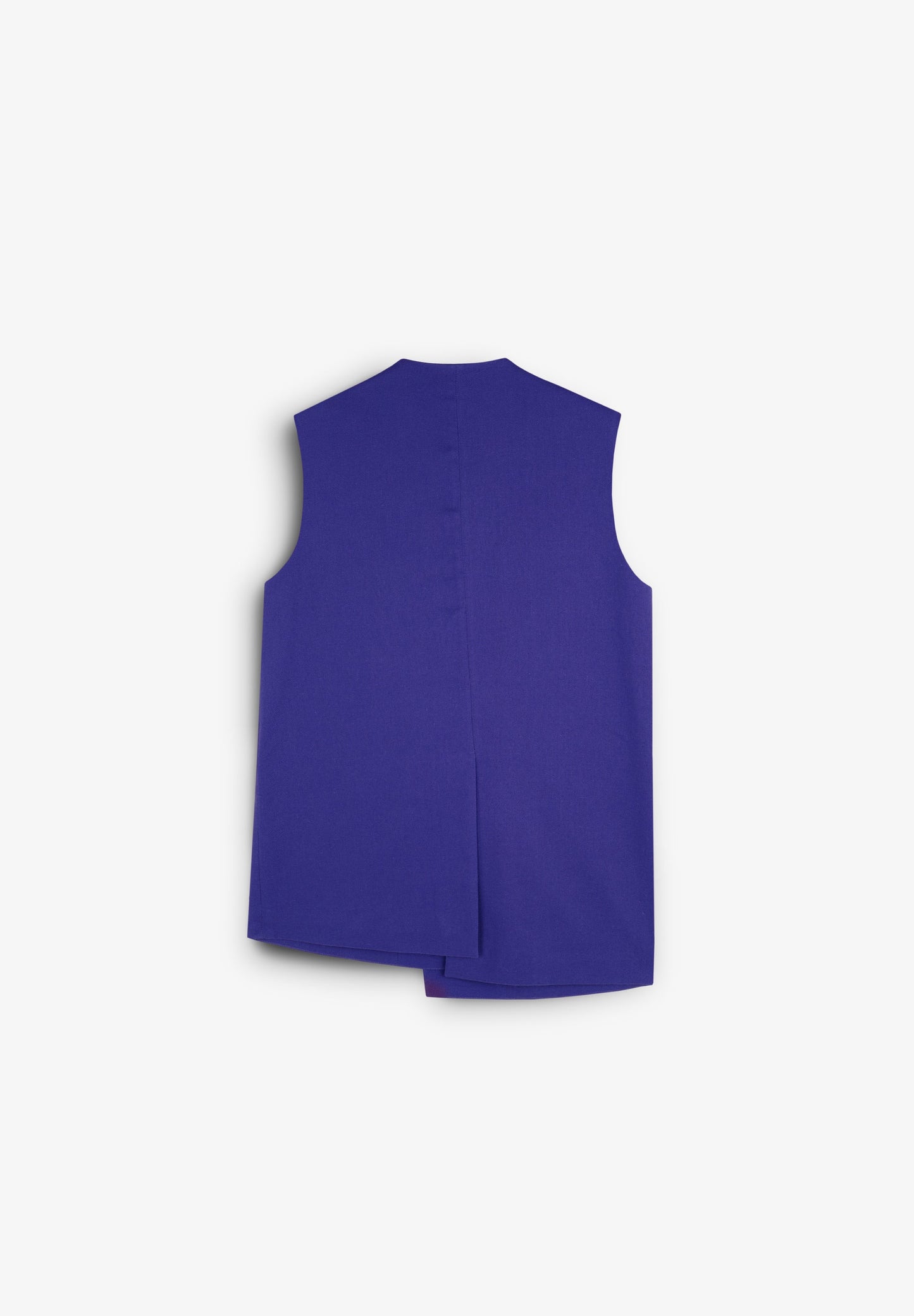 DOUBLE-BREASTED LINEN WAISTCOAT