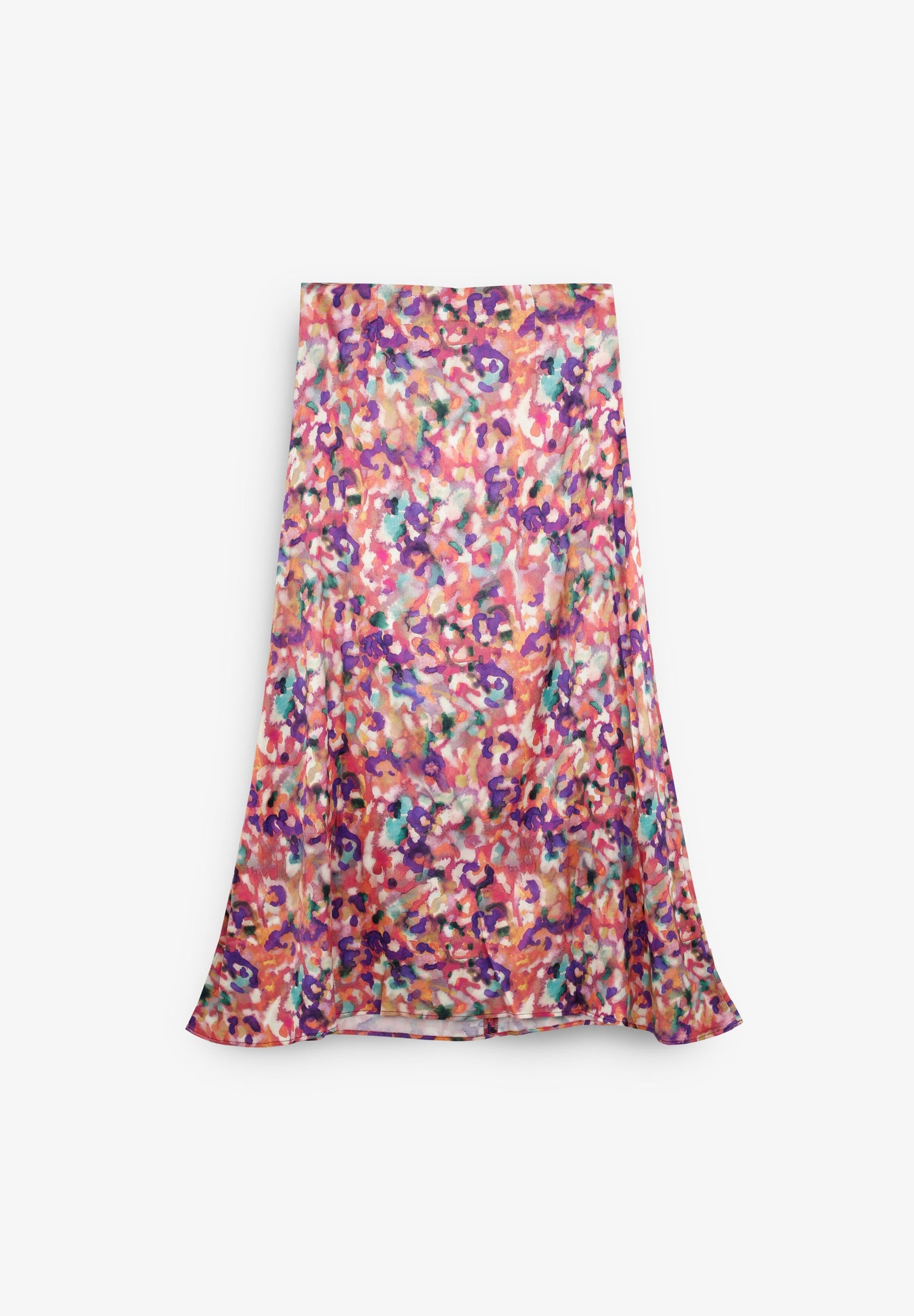 PRINTED GATHERED SKIRT