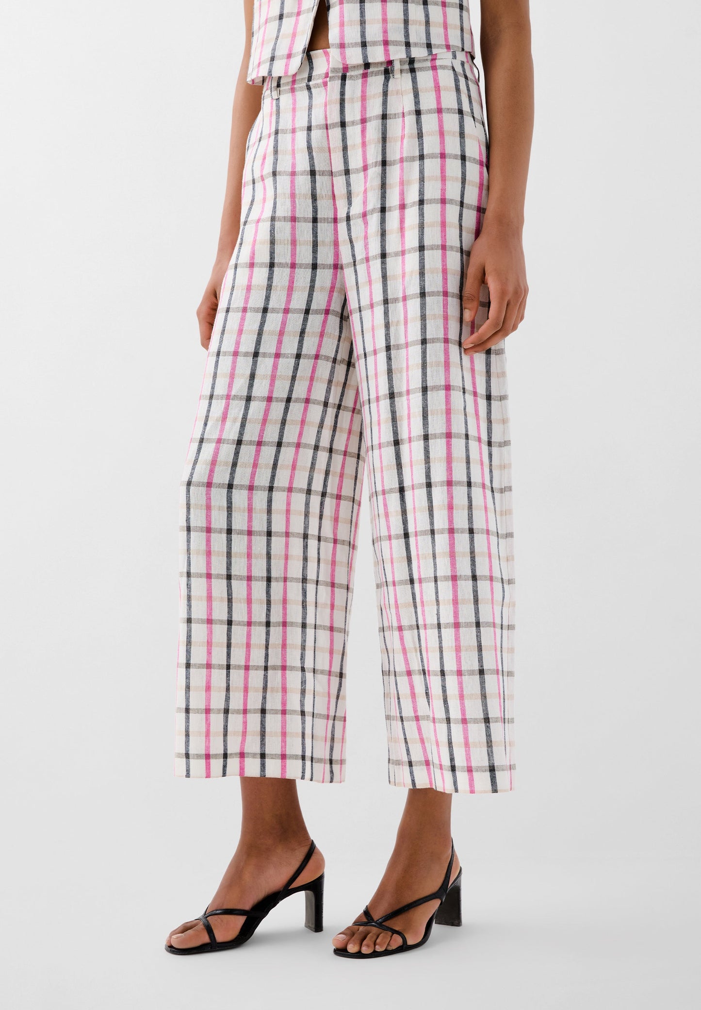 PANTALON LIN VICHY