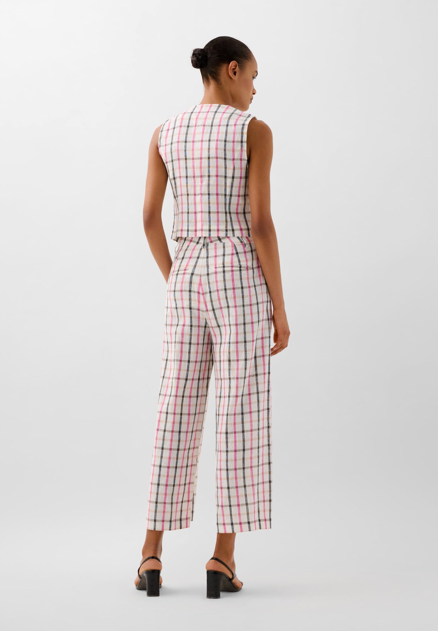 PANTALON LIN VICHY