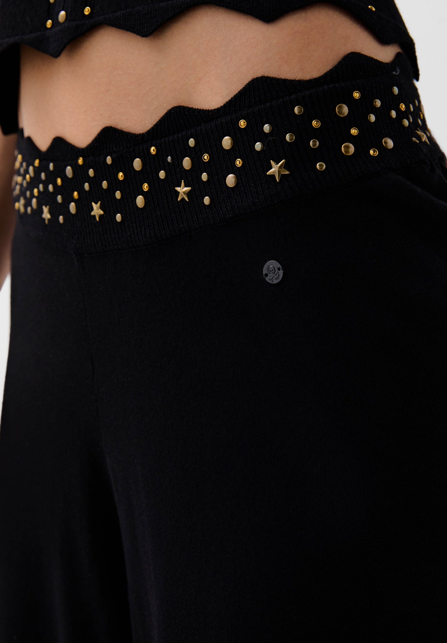 PANTALON MAILLE CLOUS