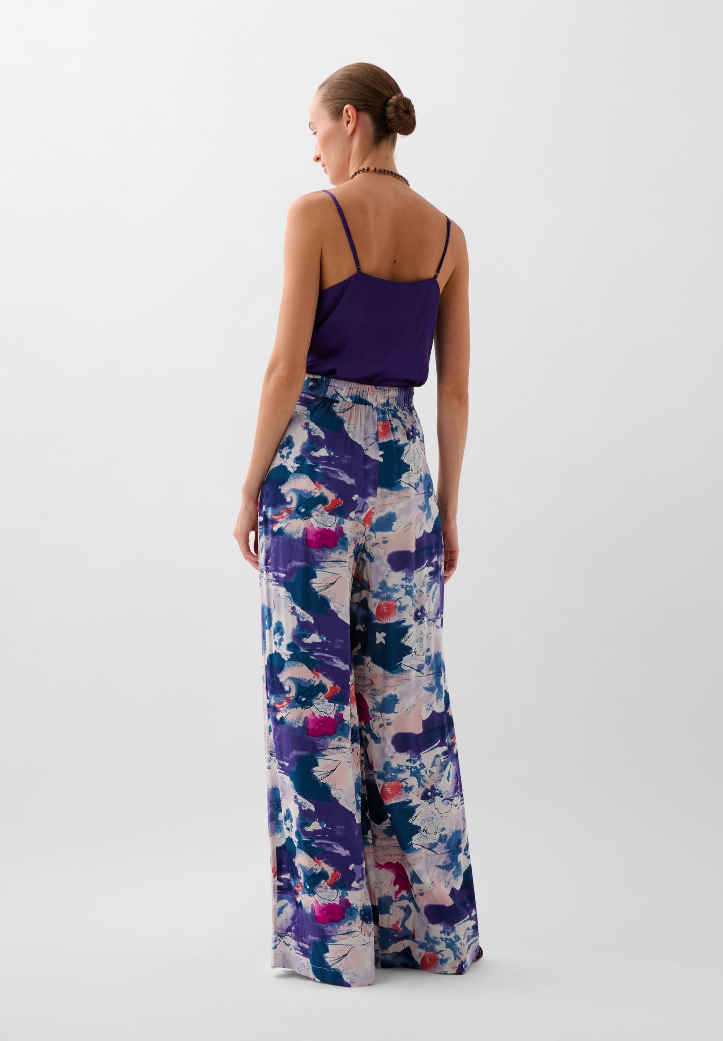 PANTALON PINCES IMPRIMÉ