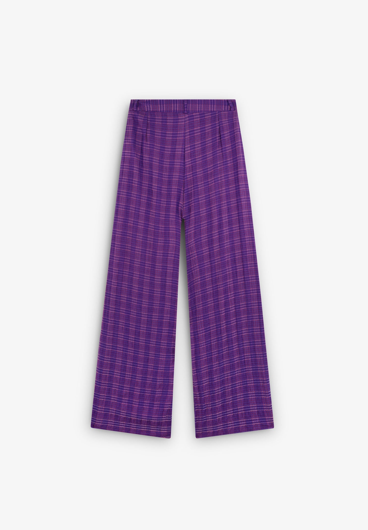 PANTALON À RAYURES FULL LENGTH PINCES