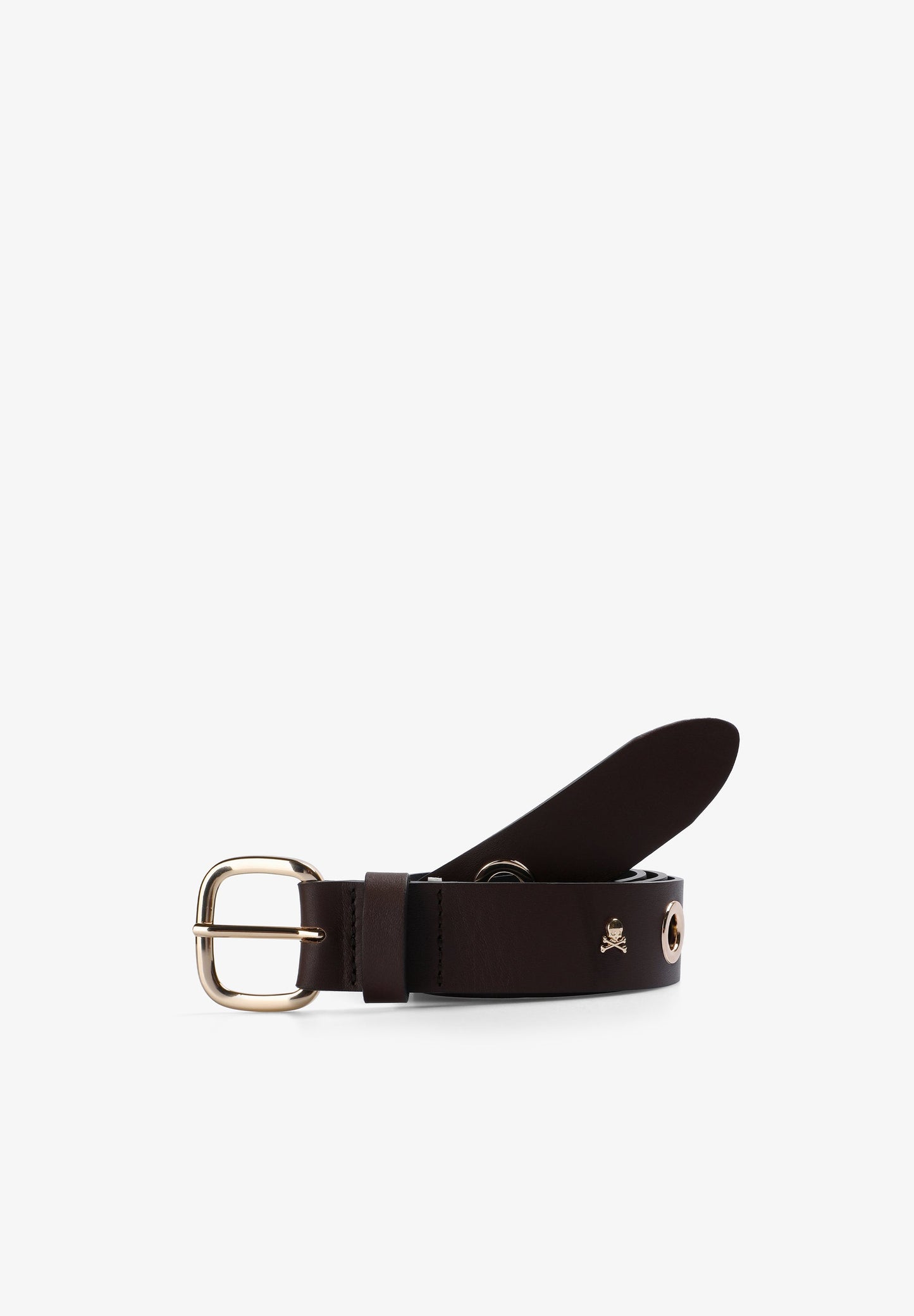 SC EYELET SKULL BELT
