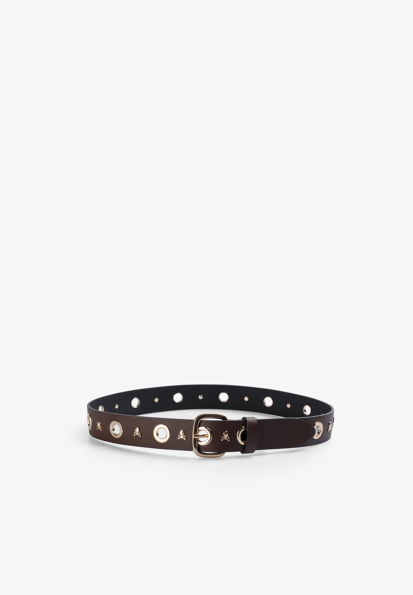 SC EYELET SKULL BELT