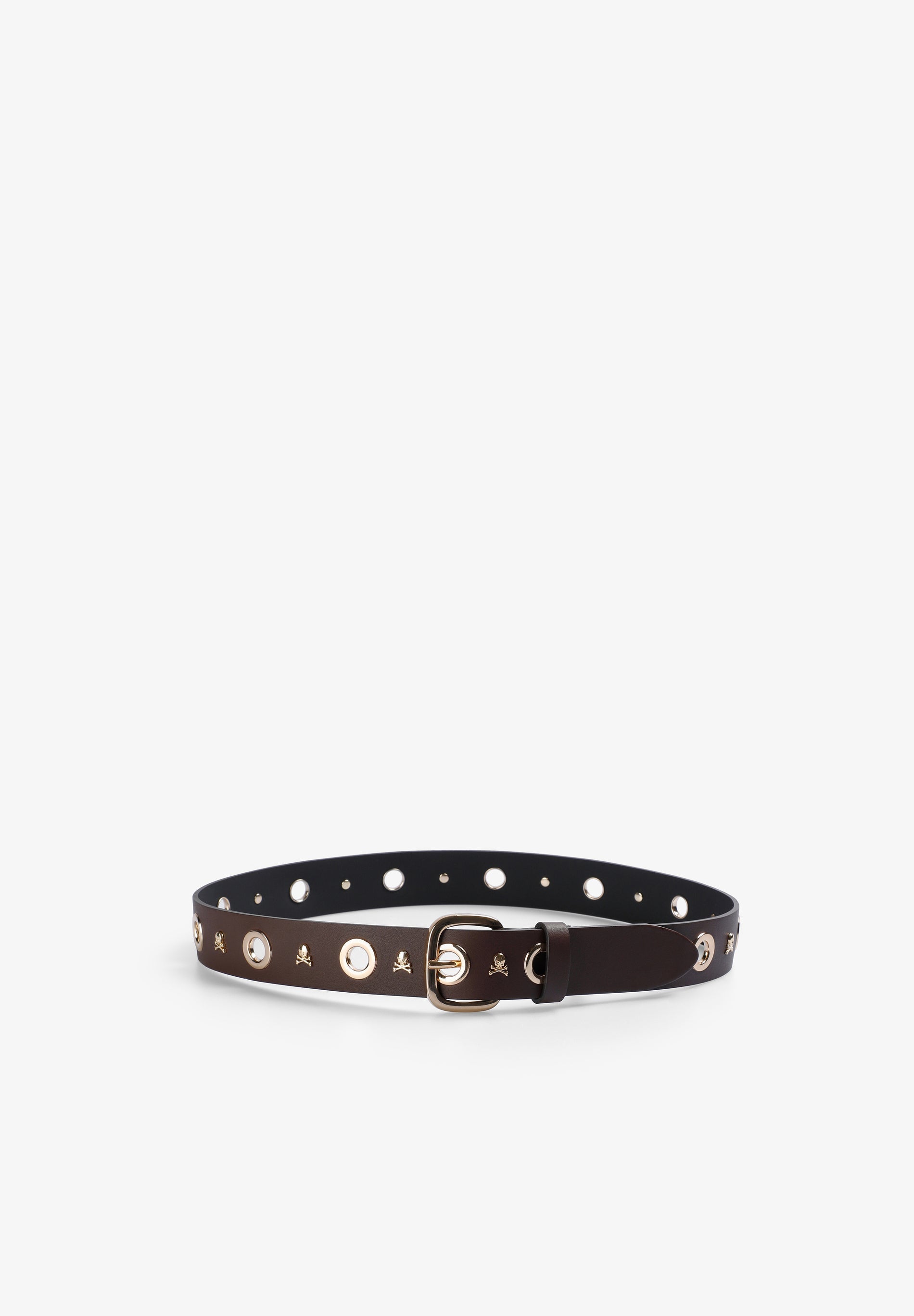 SC EYELET SKULL BELT