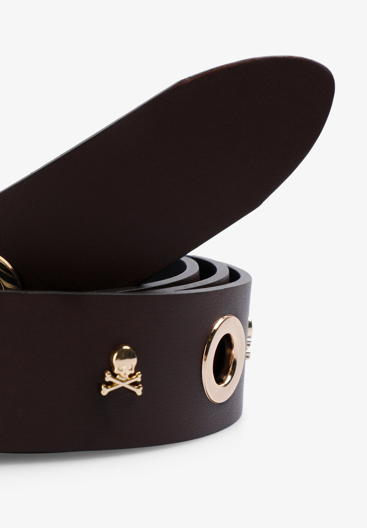 SC EYELET SKULL BELT