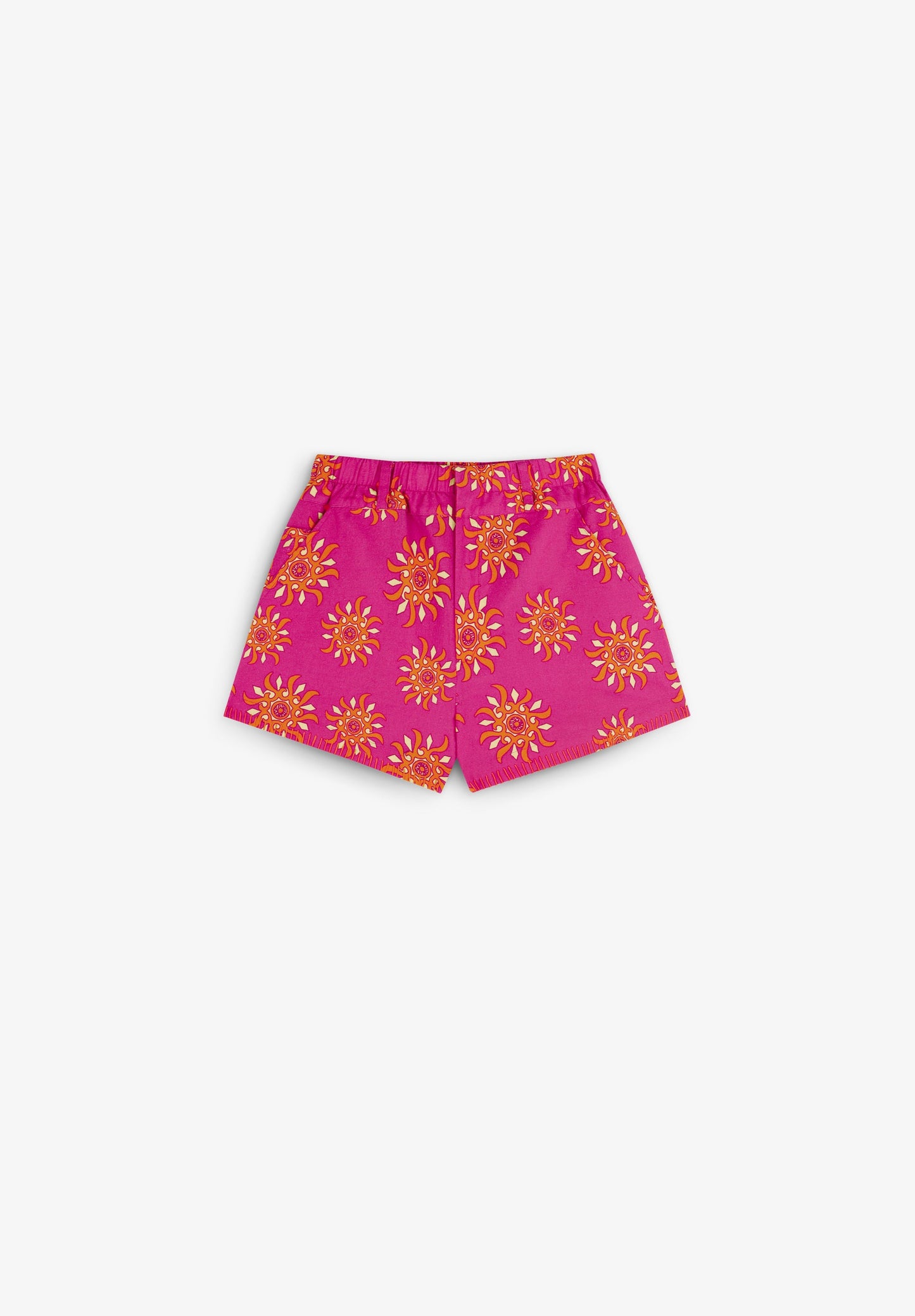 PRINTED COTTON SHORTS