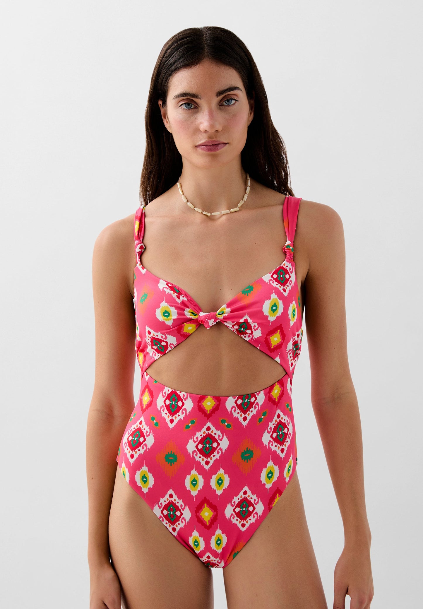 ETHNIC PRINT SWIMSUIT