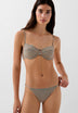 GINGHAM BIKINI TOP WITH UNDERWIRE