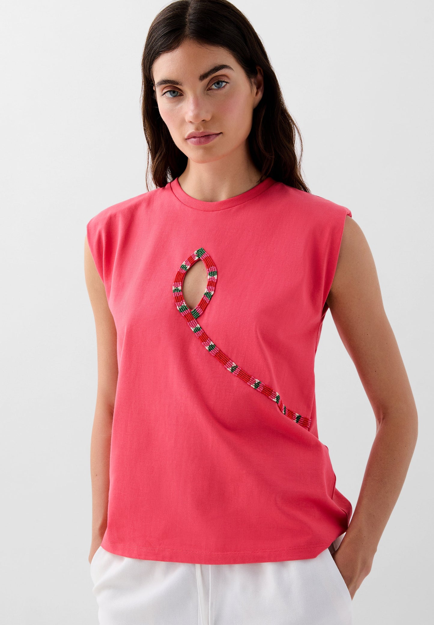 T-SHIRT OUVERTURE PERLES