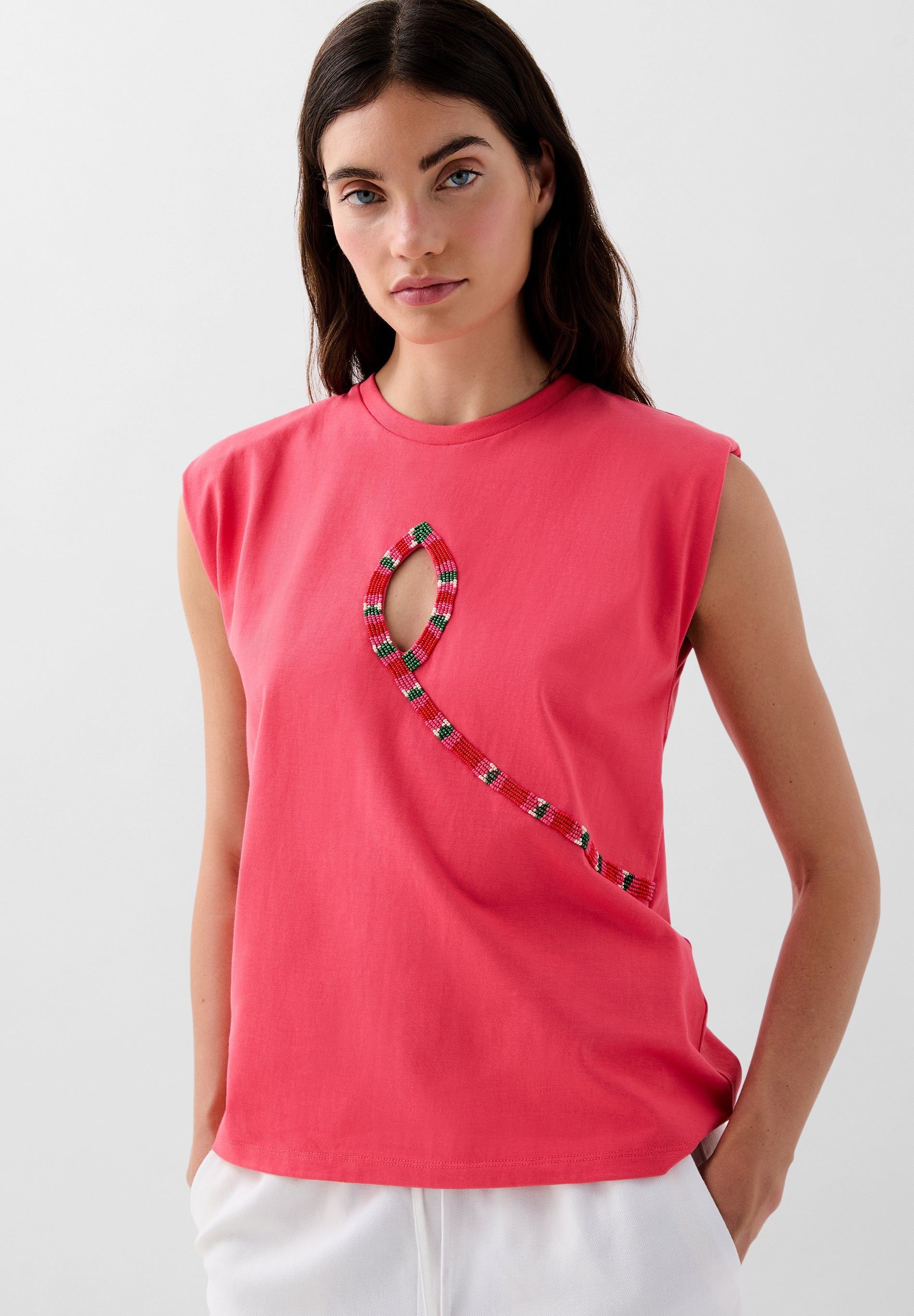 T-SHIRT OUVERTURE PERLES