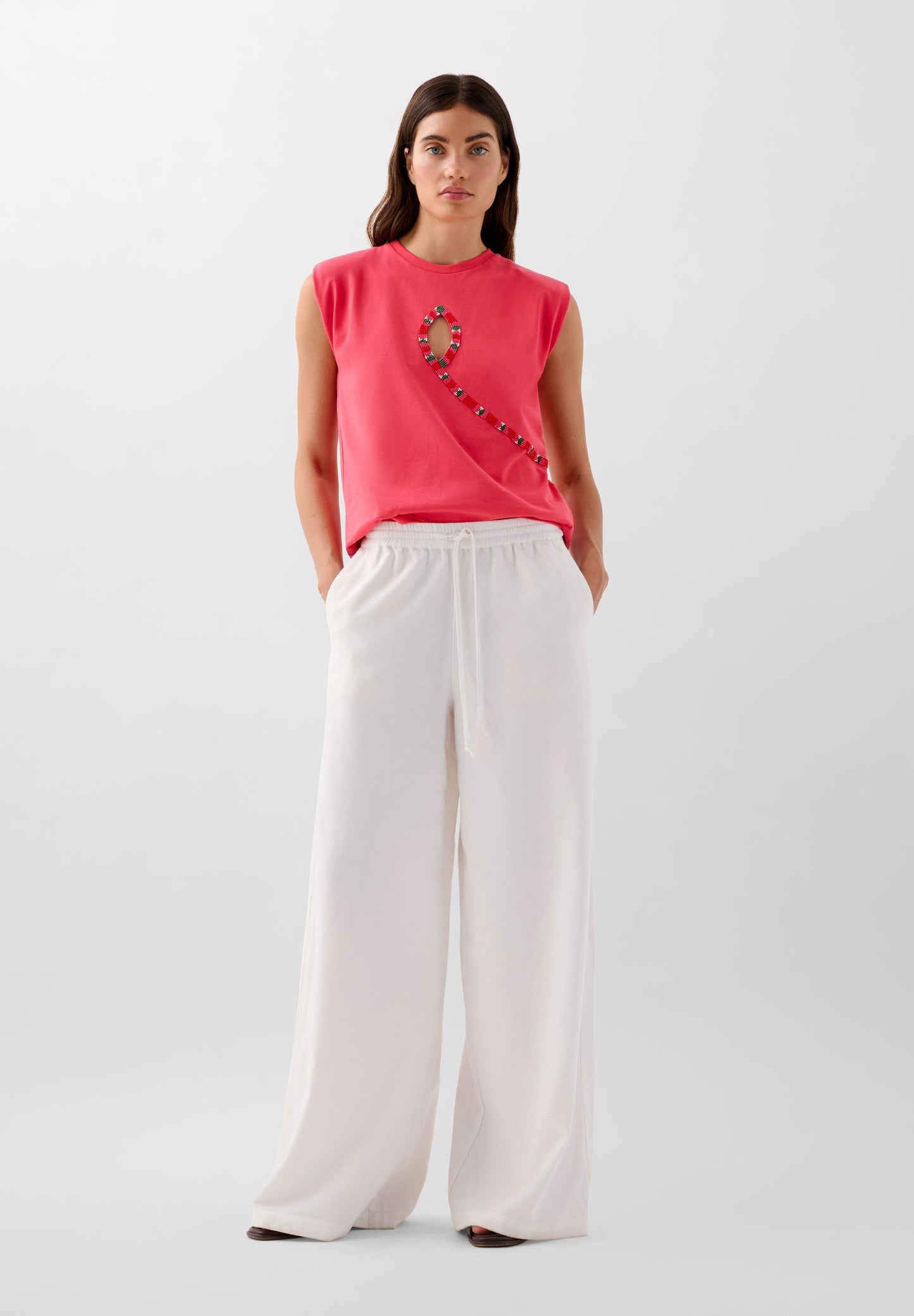 T-SHIRT OUVERTURE PERLES