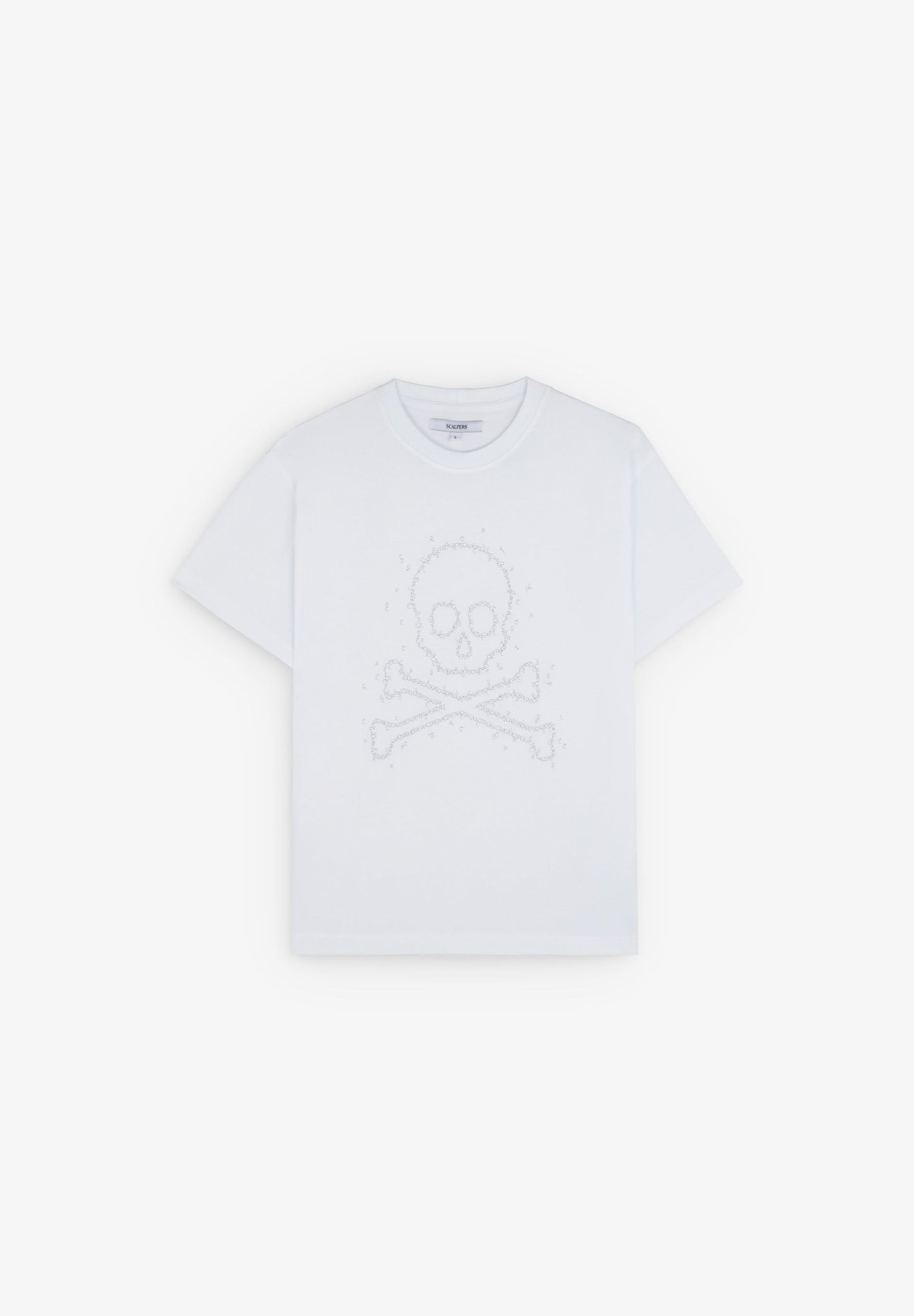 T-SHIRT WITH SKULL LETTERS