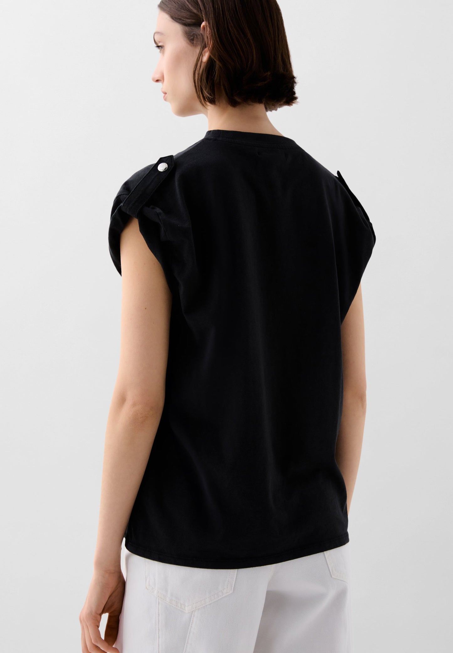 T-SHIRT WITH FRONT ROCK PRINT